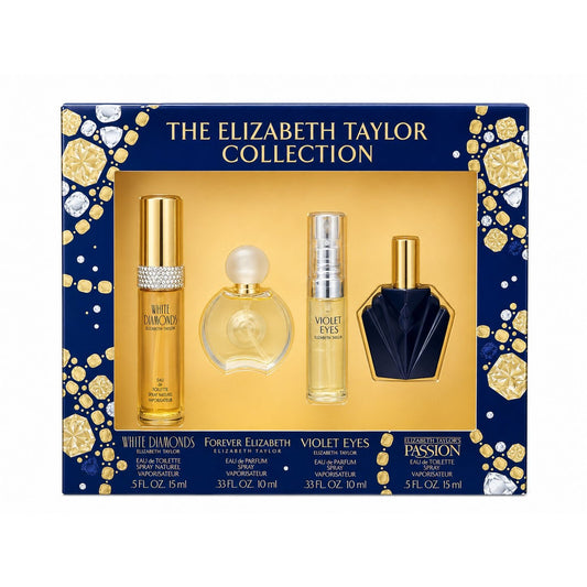 Elizabeth Taylor Collection Mini Perfume Gift Set White Diamonds Violet Eyes