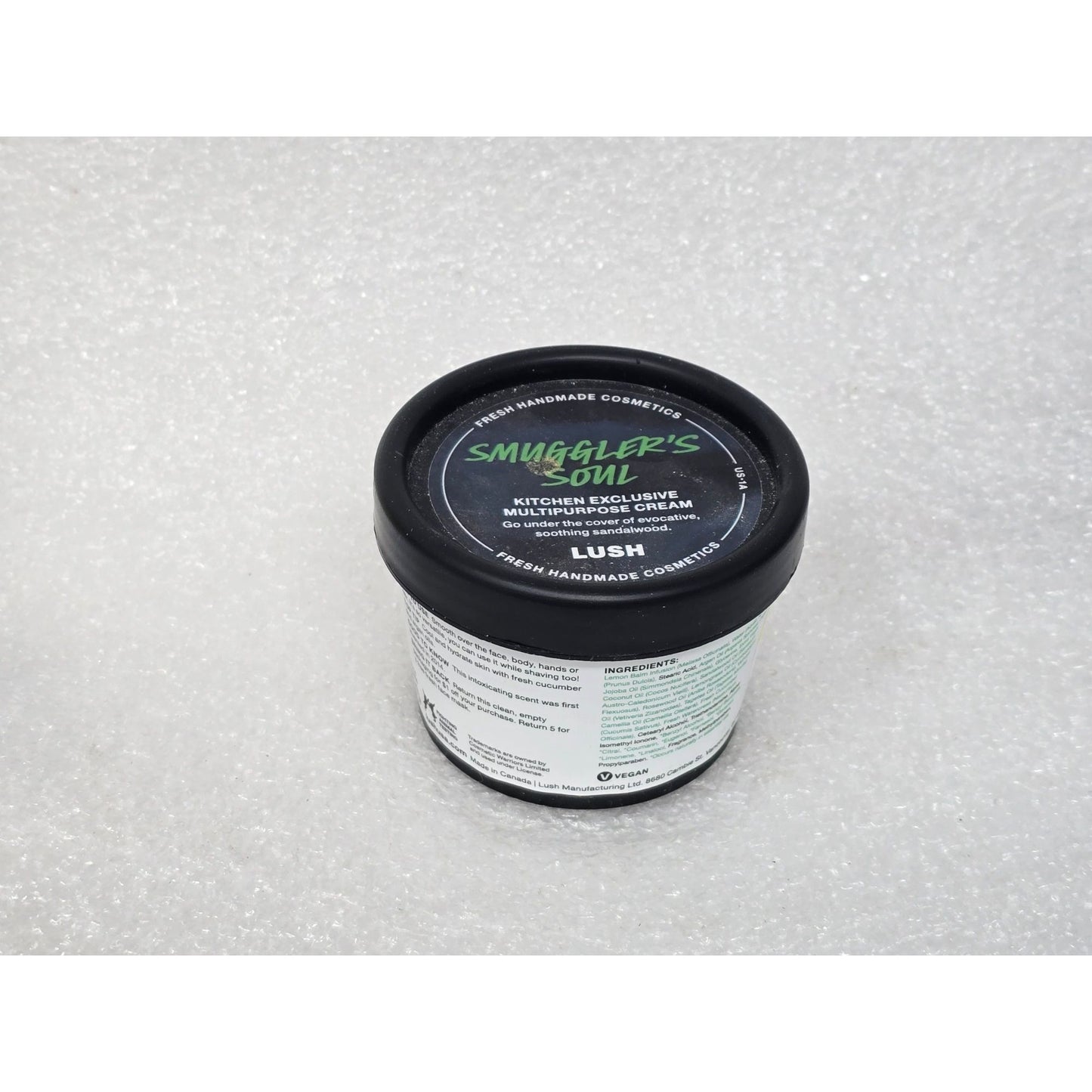 Lush Smugglers Soul Kitchen Exclusive Multipurpose Cream 3.5 Oz Vegan Soothing
