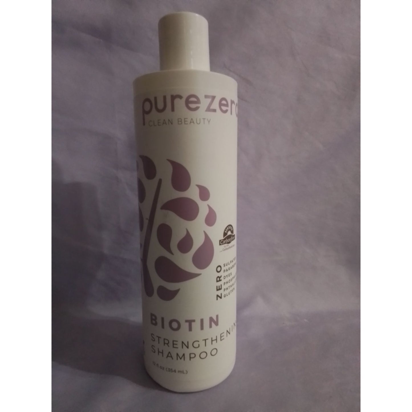 Purezero Biotin Strengthening Shampoo 12 oz Clean Beauty, Vegan, Sulfate-Free