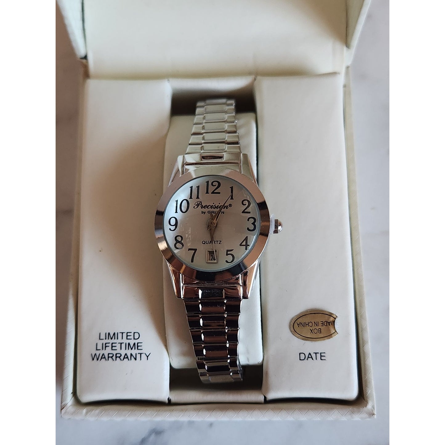 Gruen Precision Silver Tone Women's Quartz Watch GP421L