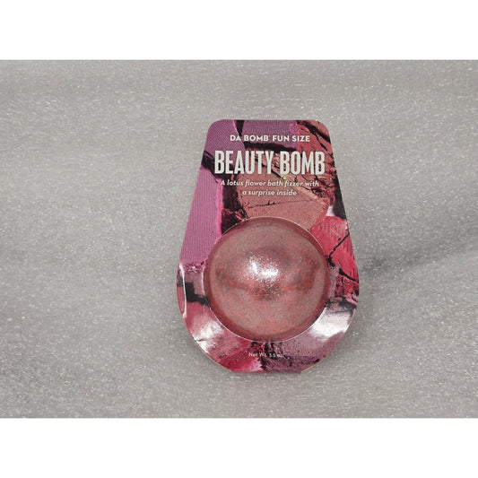 Da Bomb Beauty Bomb Fun Size Lotus Flower Bath Fizzer Surprise Inside 3.5 Oz