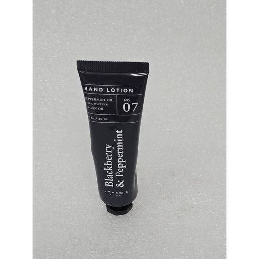 Olivia Grace Blackberry & Peppermint Hand Lotion Shea Butter & Argan Oil 1 Oz