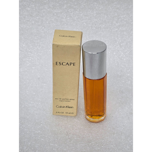 Vintage Calvin Klein Escape Eau de Parfum Spray .5 oz  Perfume