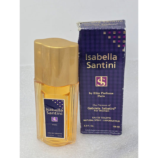 Vintage Isabella Santini Eau De Toilette Perfume For Women Elite Parfums 3.3 oz