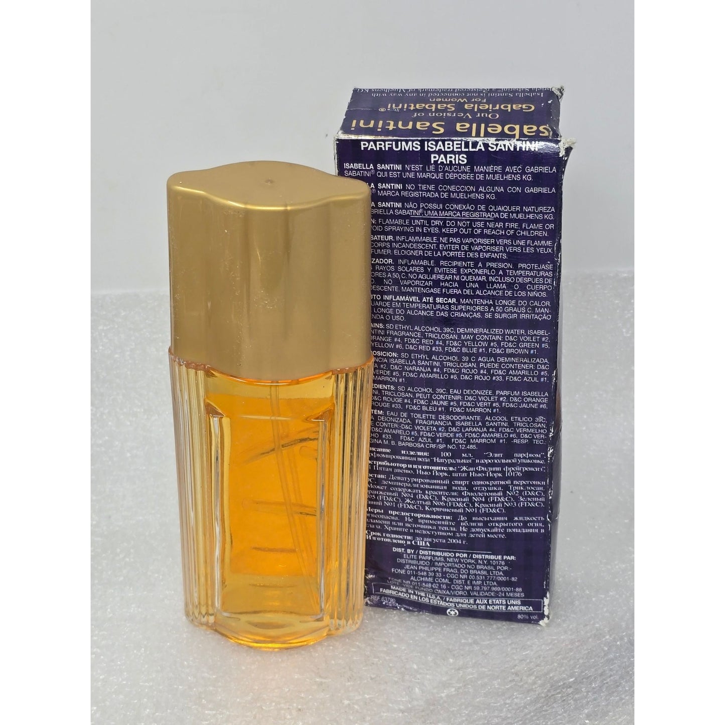 Vintage Isabella Santini Eau De Toilette Perfume For Women Elite Parfums 3.3 oz