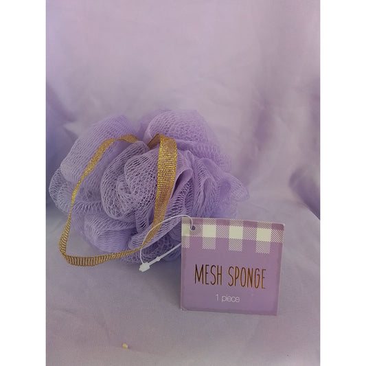 Lavender Mesh Sponge With Gold Strap By Groovi Beauty