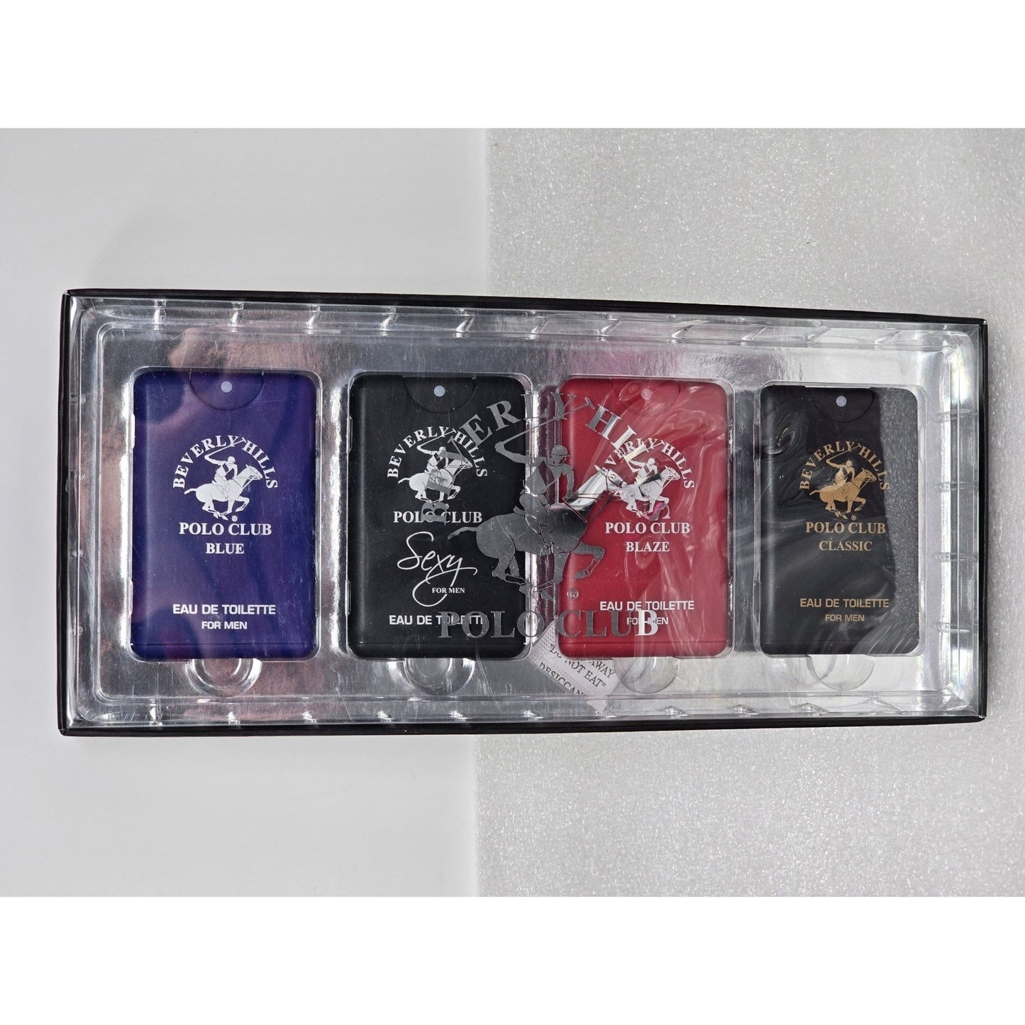 Beverly Hills Polo Club Eau De Toilette For Men Gift Set Blue Sexy Blaze Classic