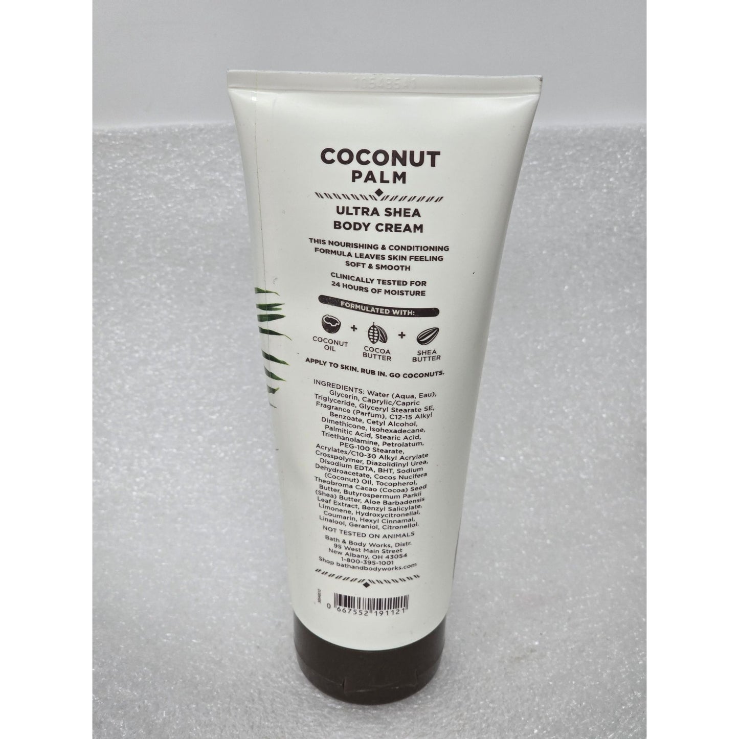 Bath & Body Works Coconut Palm Ultra Shea Body Cream Coconut Oil & Cocoa Butter