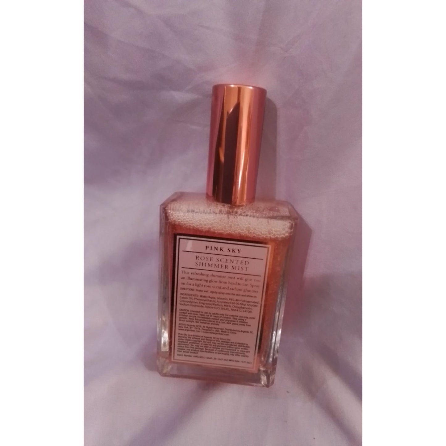 Pink Sky Rose Scented Shimmer Mist 4 Fl Oz