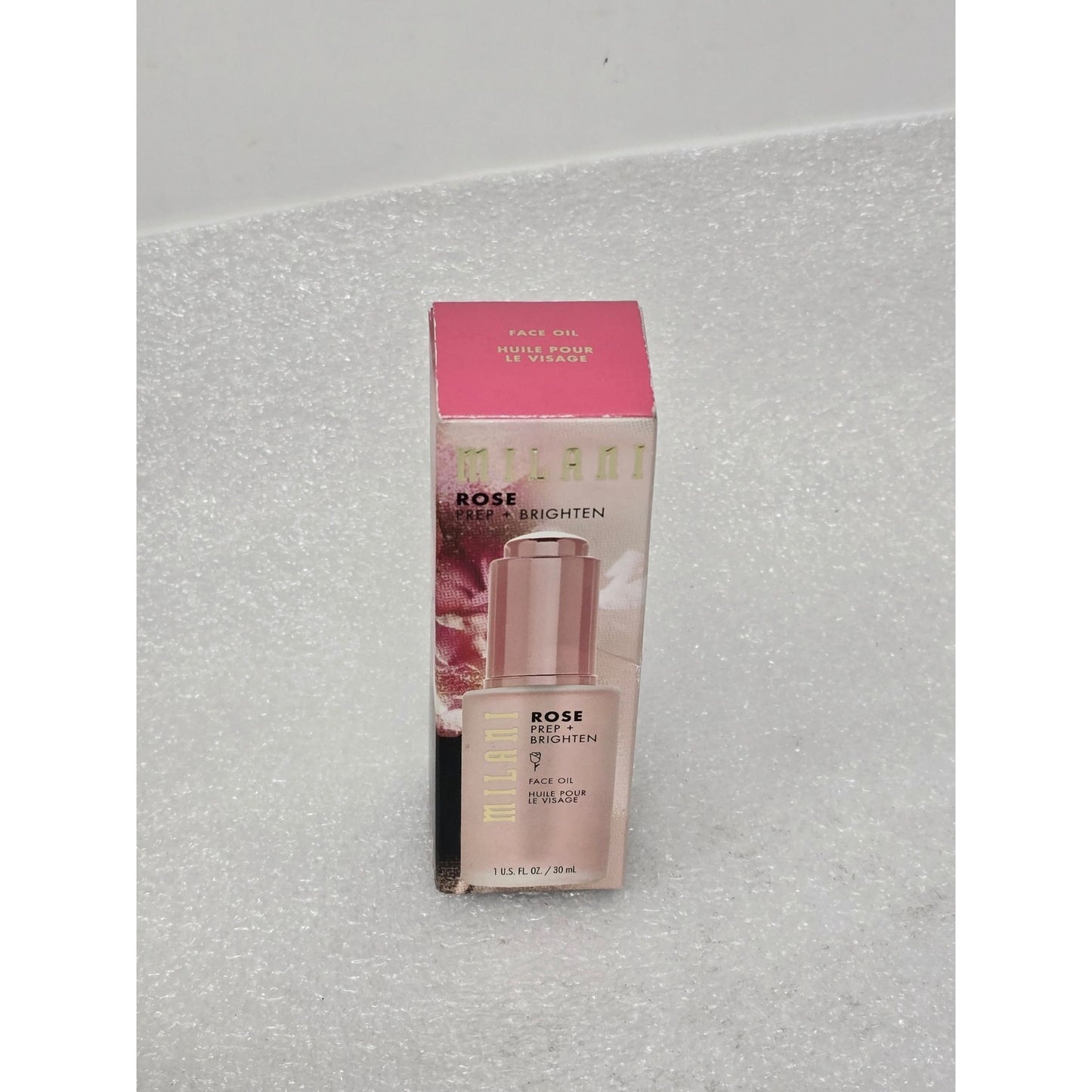 Milani Rose Prep + Brighten Face Oil 1 Fl Oz 30 Ml Lightweight Formula Vitamin C