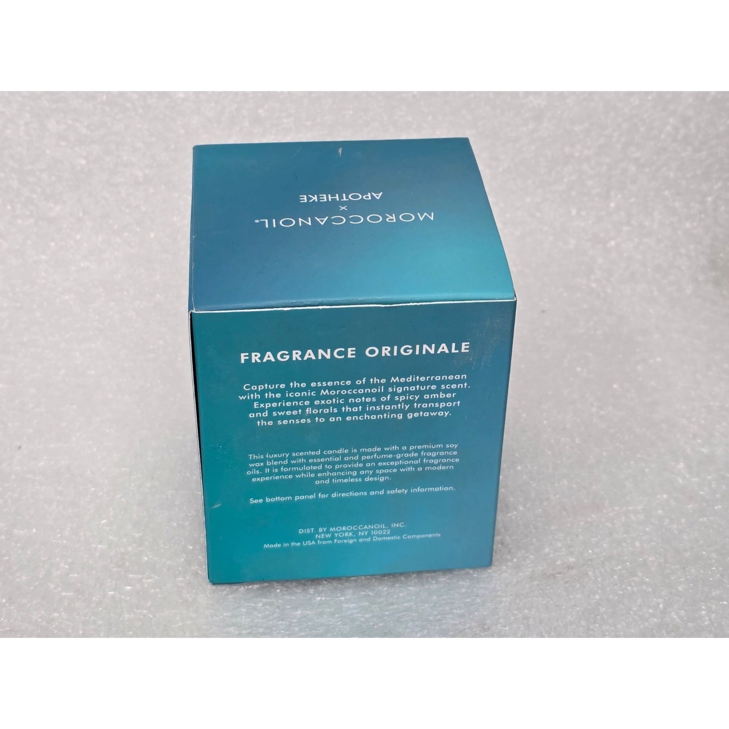 Moroccanoil X Apotheke Fragrance Originale Scented Candle 5 Oz Soy Wax Blend