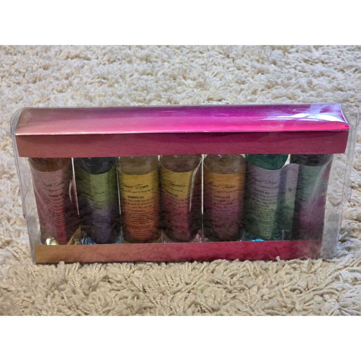 Marina & Demme Shower Gel Collection 7 pc Fragrance Body Wash Gift Set 4oz Each