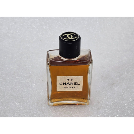 Vintage Chanel No. 5 Perfume Bottle Iconic Fragrance Collectors Piece