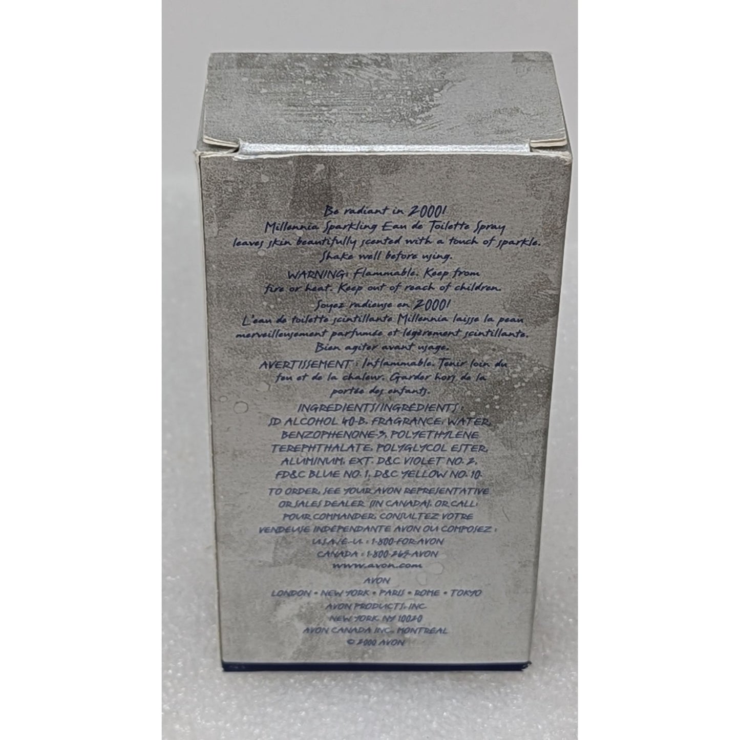 Avon Millennia 2000 Sparkling Eau de Toilette Spray Rare Collectible Perfume