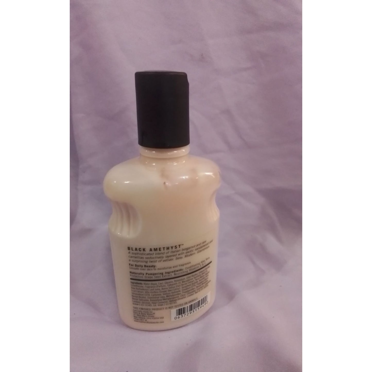 Black Amethyst Body Lotion By Bath & Body Works 8 Oz Hydrating Moisturizer