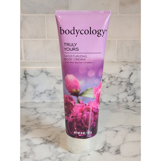 Bodycology Truly Yours Moisturizing Body Cream 8 Oz With Rich Butter Complex