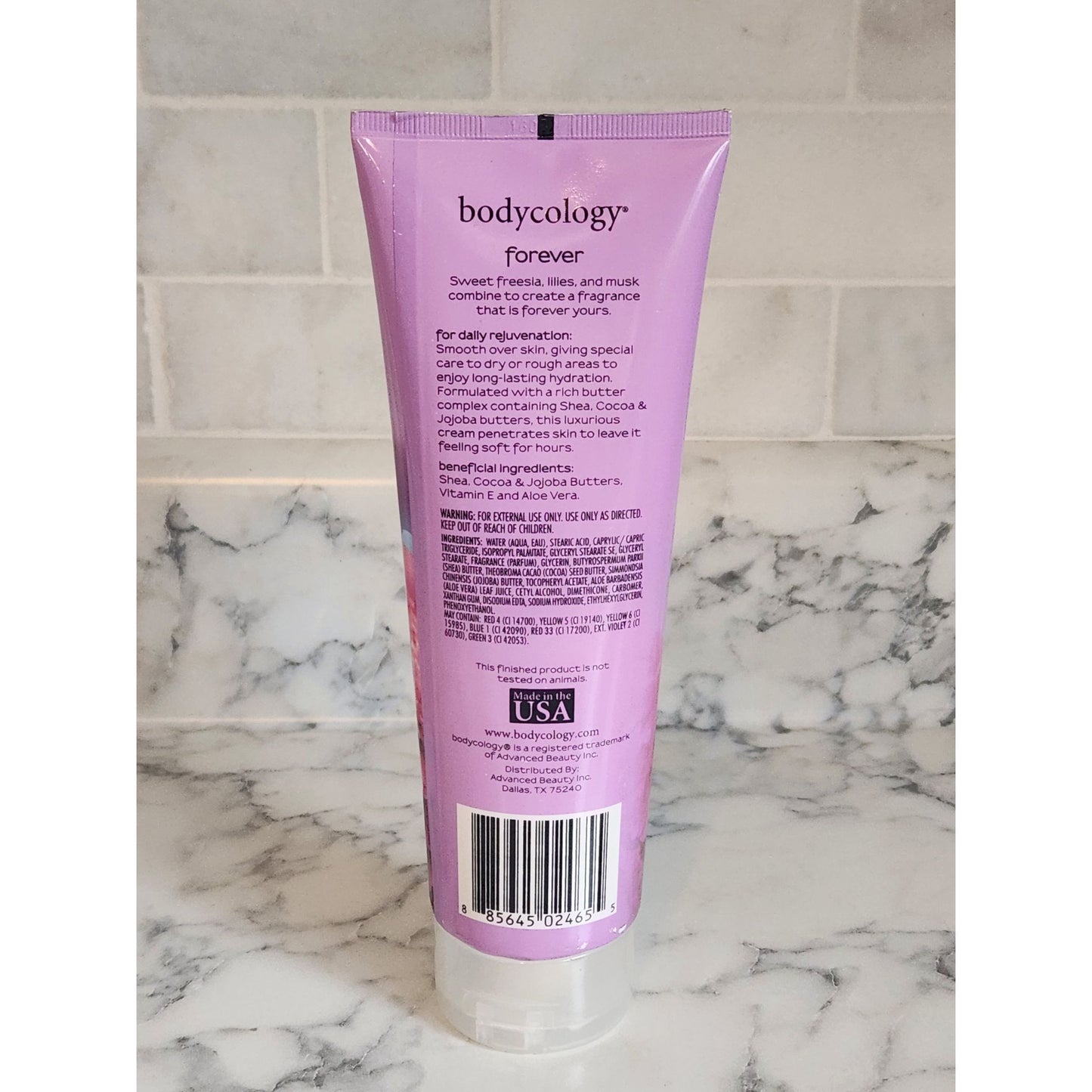 Bodycology Truly Yours Moisturizing Body Cream 8 Oz With Rich Butter Complex