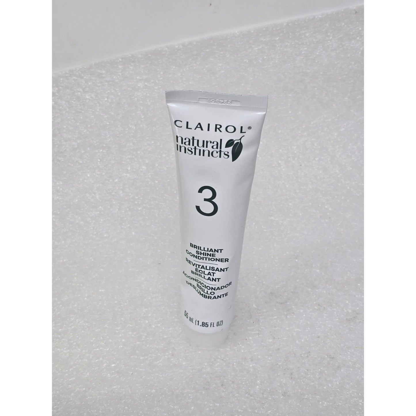 Clairol Natural Instincts Brilliant Shine Conditioner 1.85 oz Travel Size Tube