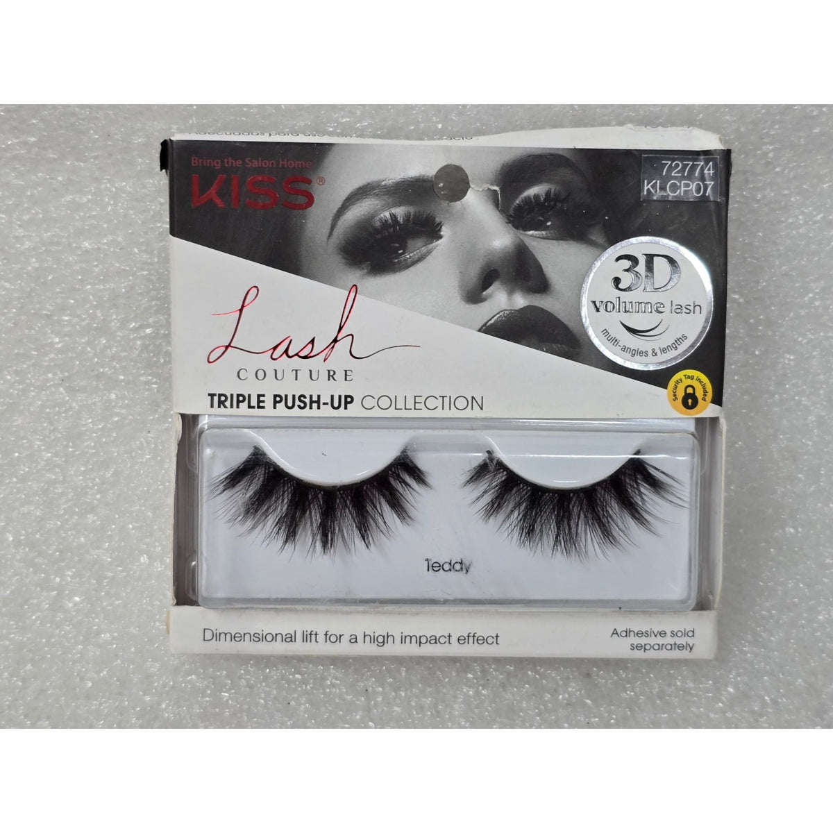 Kiss Lash Couture Teddy 3D Volume False Eyelashes Triple Push-Up Collection