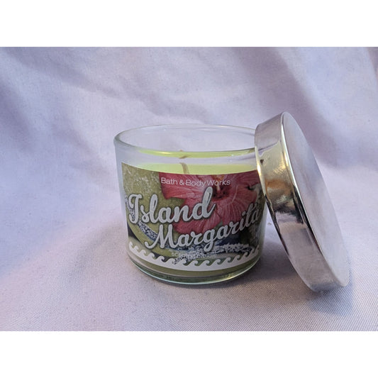 Bath & Body Works Island Margarita Scented Candle 1.3 Oz Fresh Citrus & Salted Lime Aroma