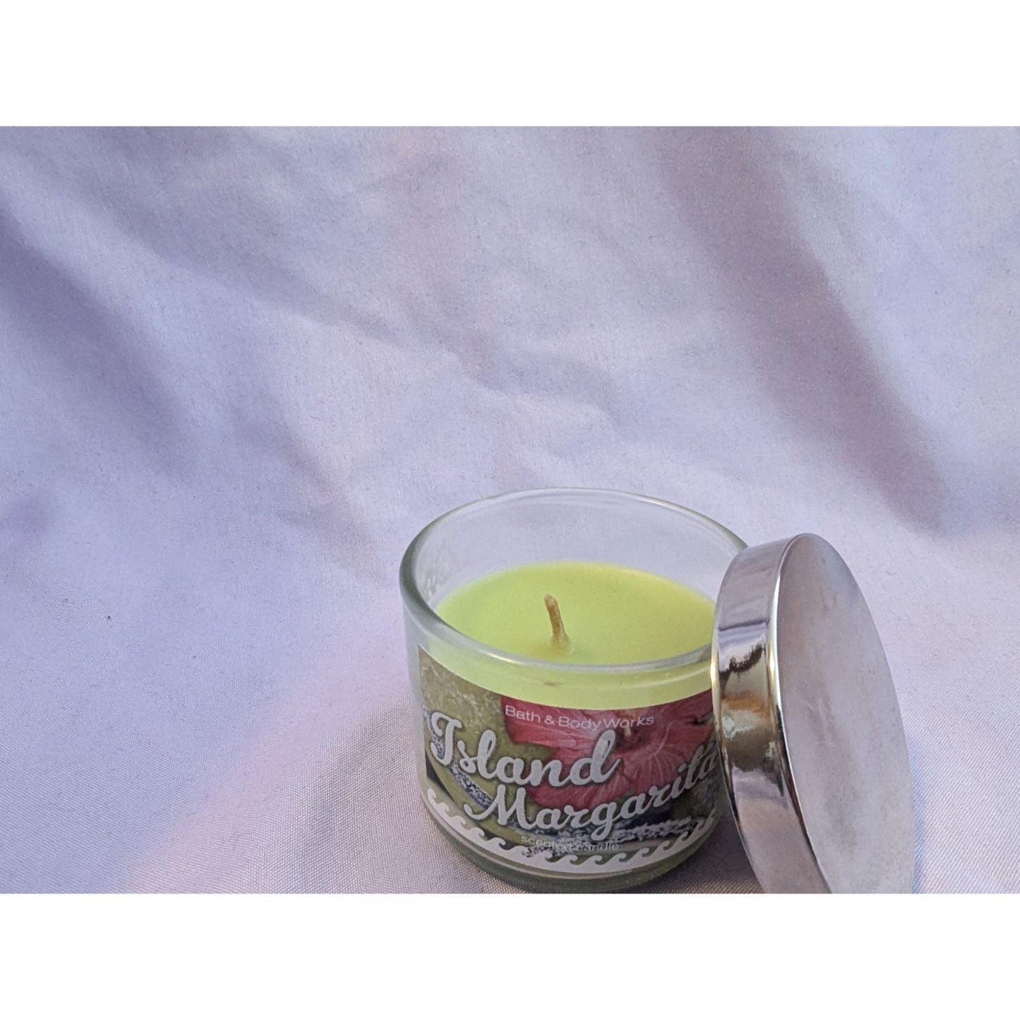 Bath & Body Works Island Margarita Scented Candle 1.3 Oz Fresh Citrus & Salted Lime Aroma