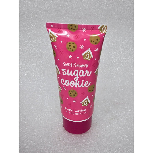 Sweet Shimmer Sugar Cookie Scented Hand Lotion 3 Fl Oz Moisturizing Cream Tube