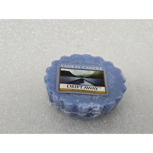 Yankee Candle Drift Away Tart Wax Melt Scented Blue Approx. 8 Hours Of Fragrance