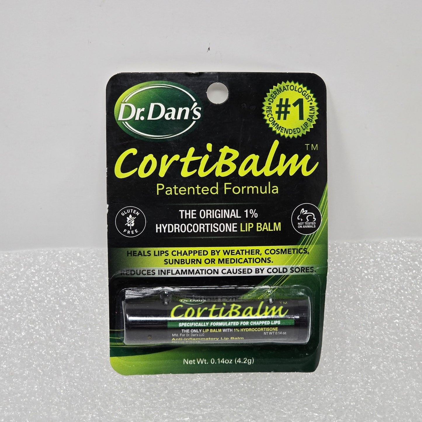 Dr. Dans CortiBalm Hydrocortisone Lip Balm 0.14 Oz