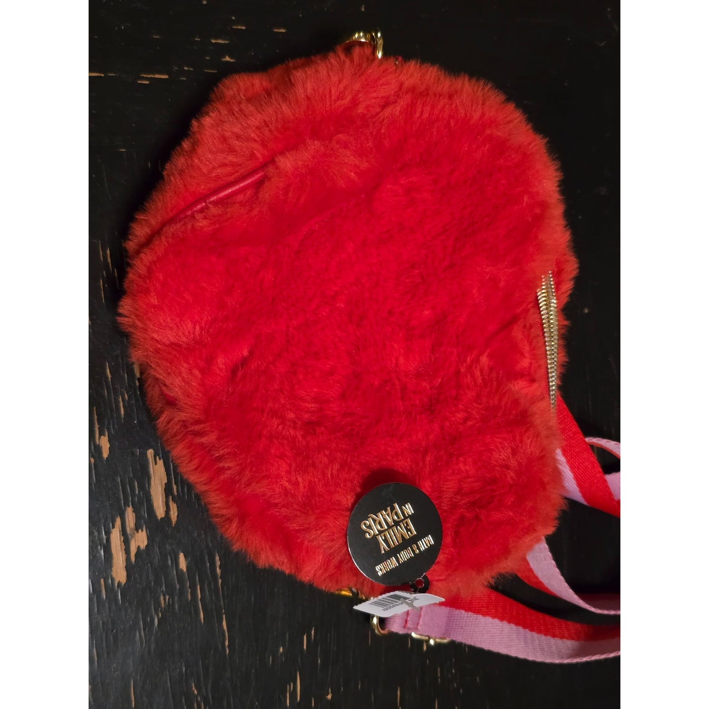 Bath & Body Works Red Heart Crossbody Bag With Detachable Strap Emily In Paris