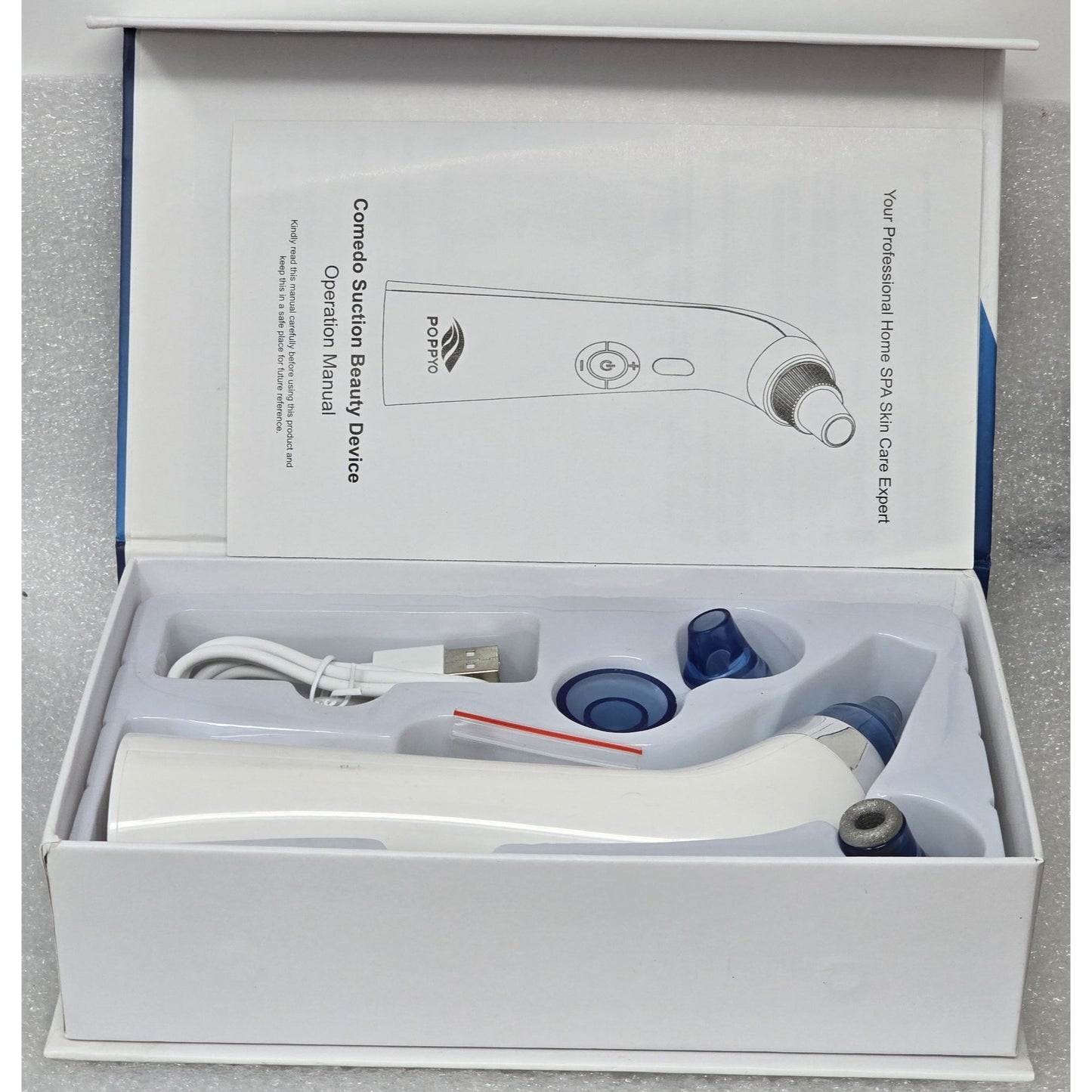 Poppyo Vacuum Suction Beauty Device Facial Pore Cleaner