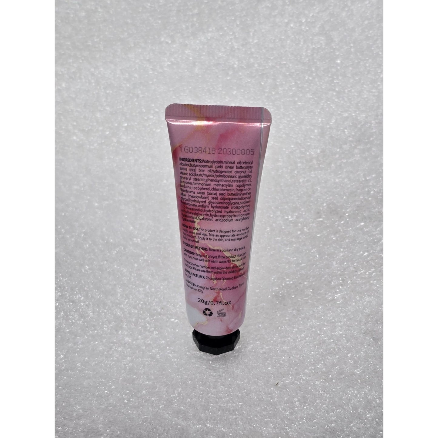 OMYAYA Body Lotion Rose .7 oz Travel Size Hydrating Moisturizer With Shea Butter