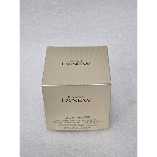 Avon Isa Knox LX NEW Ultimate Rejuvenating Dual Night Cream Firming .84 oz