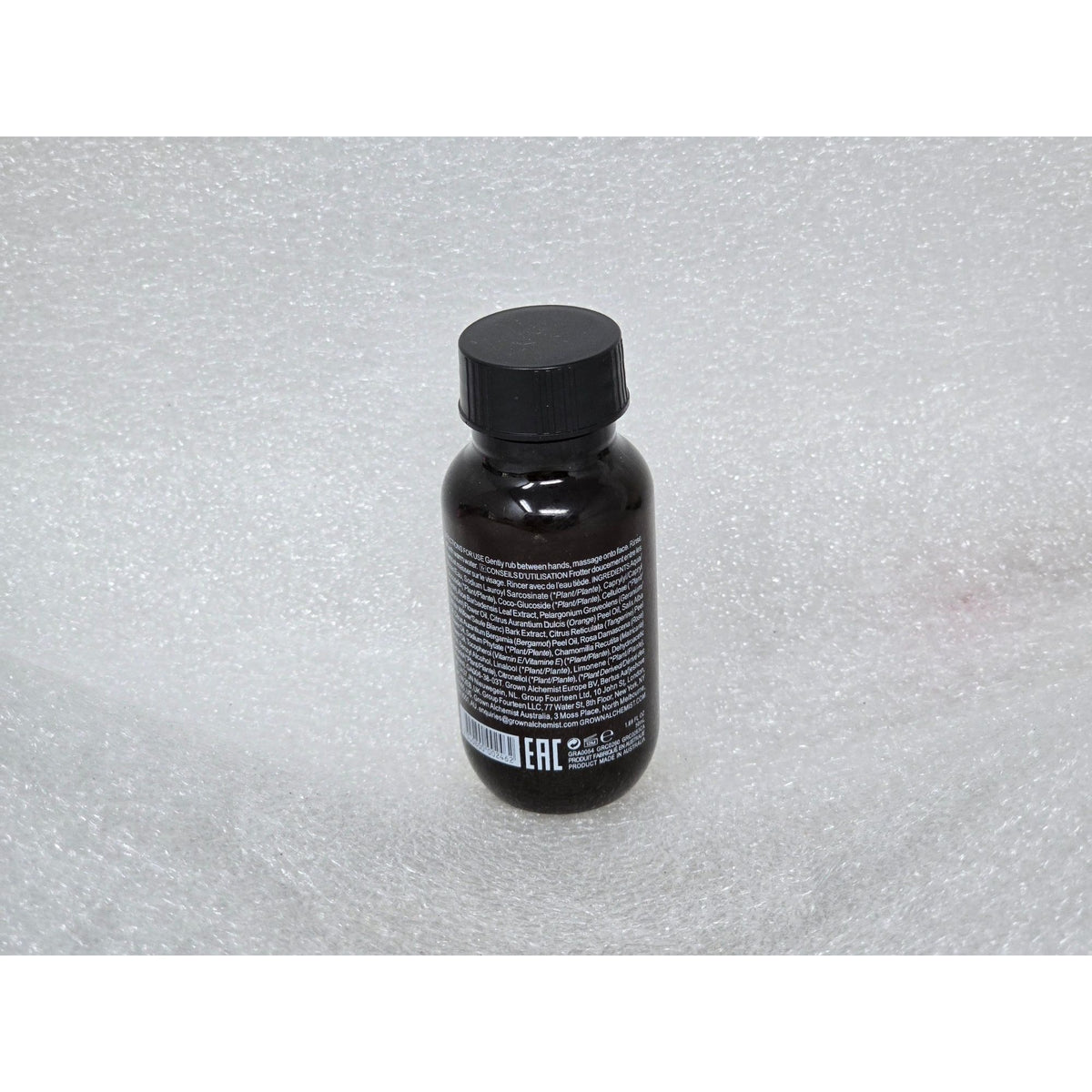 Grown Alchemist Gentle Gel Facial Cleanser 1.69 Oz Geranium Bergamot Rose Travel