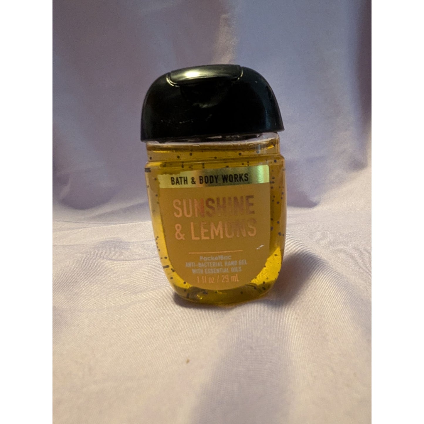Bath & Body Works Sunshine & Lemons PocketBac Anti-Bacterial Hand Gel 1 Fl Oz