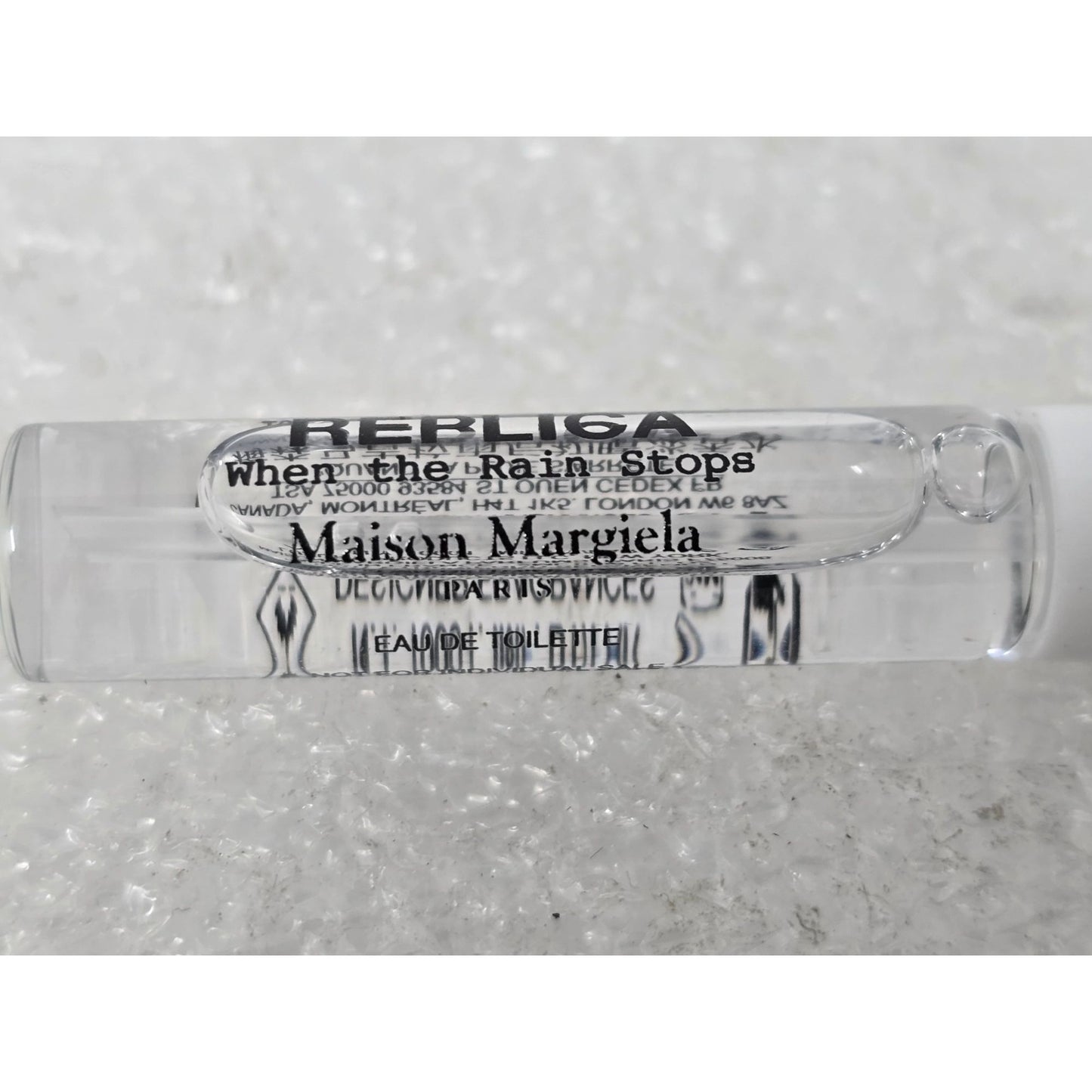 Maison Margiela Replica When The Rain Stops Perfume Sample Travel Spray .06 oz
