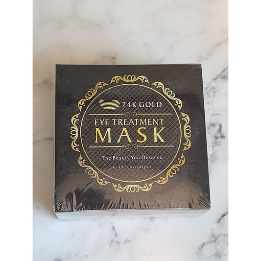 24K Gold Eye Treatment Mask 60 Pcs Hydrating & Anti-Aging Skincare