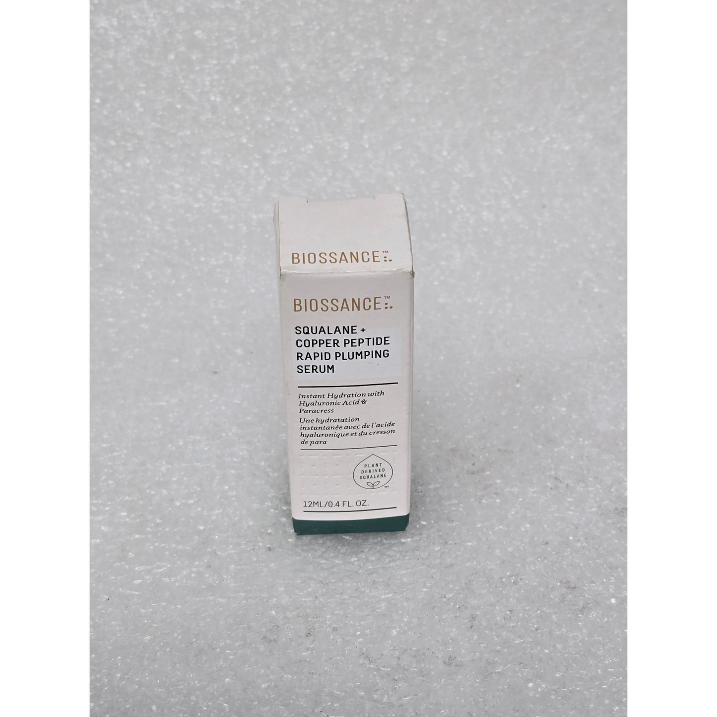 Biossance Squalane + Copper Peptide Rapid Plumping Serum .4 oz Travel Size