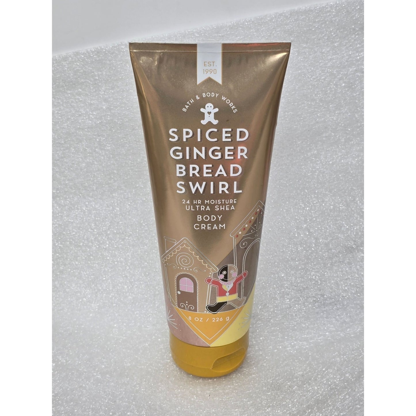 Bath & Body Works Spiced Gingerbread Swirl Ultra Shea Body Cream 8 Oz