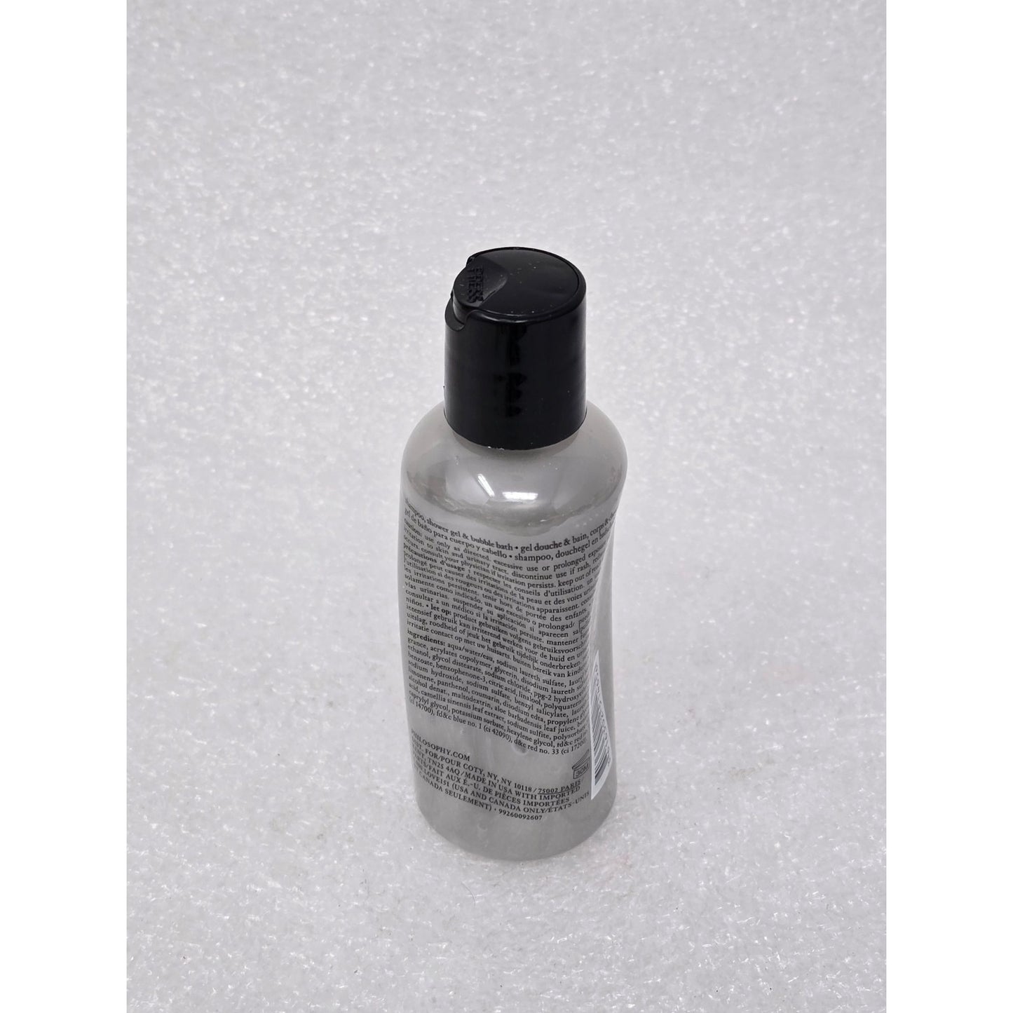 Philosophy Snow Fairy 3-In-1 Shampoo Shower Gel & Bubble Bath 90 Ml Travel Size