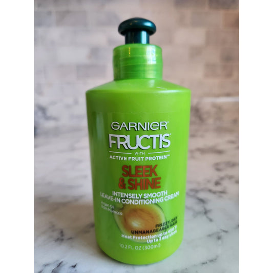 Garnier Fructis Sleek & Shine Leave-In Conditioning Cream With Argan Oil