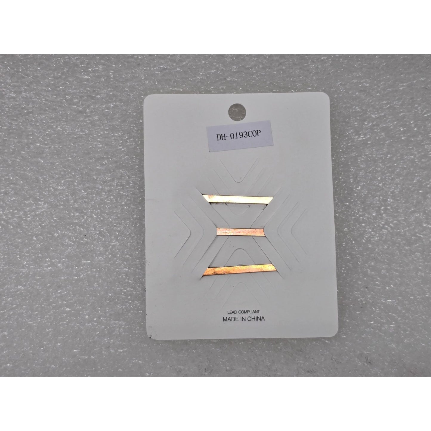 Western Copper Tone Hair Pins Faux Turquoise & Cowboy Boot Design Set Of 3