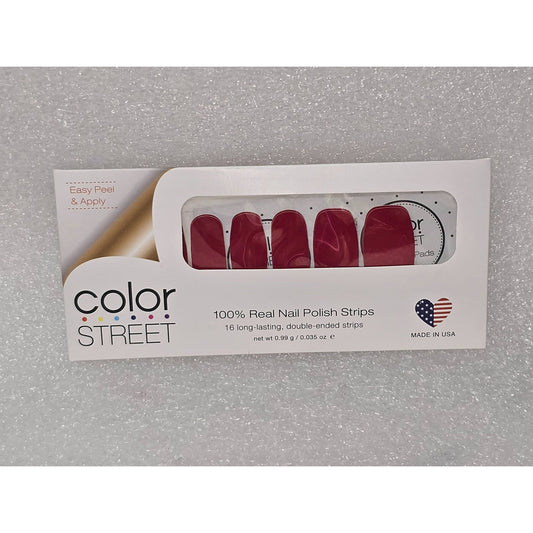 Color Street 100% Real Nail Polish Strips Beijing Beauty 16 Long-Lasting Strips