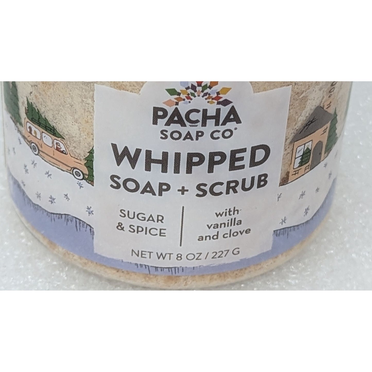 Pacha Soap Co. Whipped Soap + Scrub With Sugar & Spice Vanilla & Clove