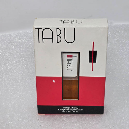 Tabu Cologne Spray 0.5 Fl. Oz. 15mL Vintage Fragrance For Women