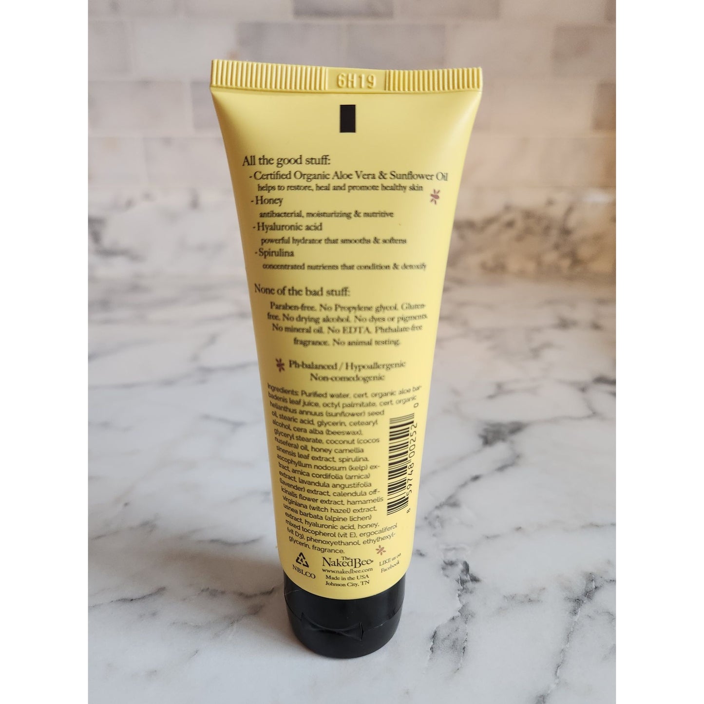 The Naked Bee Coconut & Honey Moisturizing Hand & Body Lotion 2.25 Oz Tube