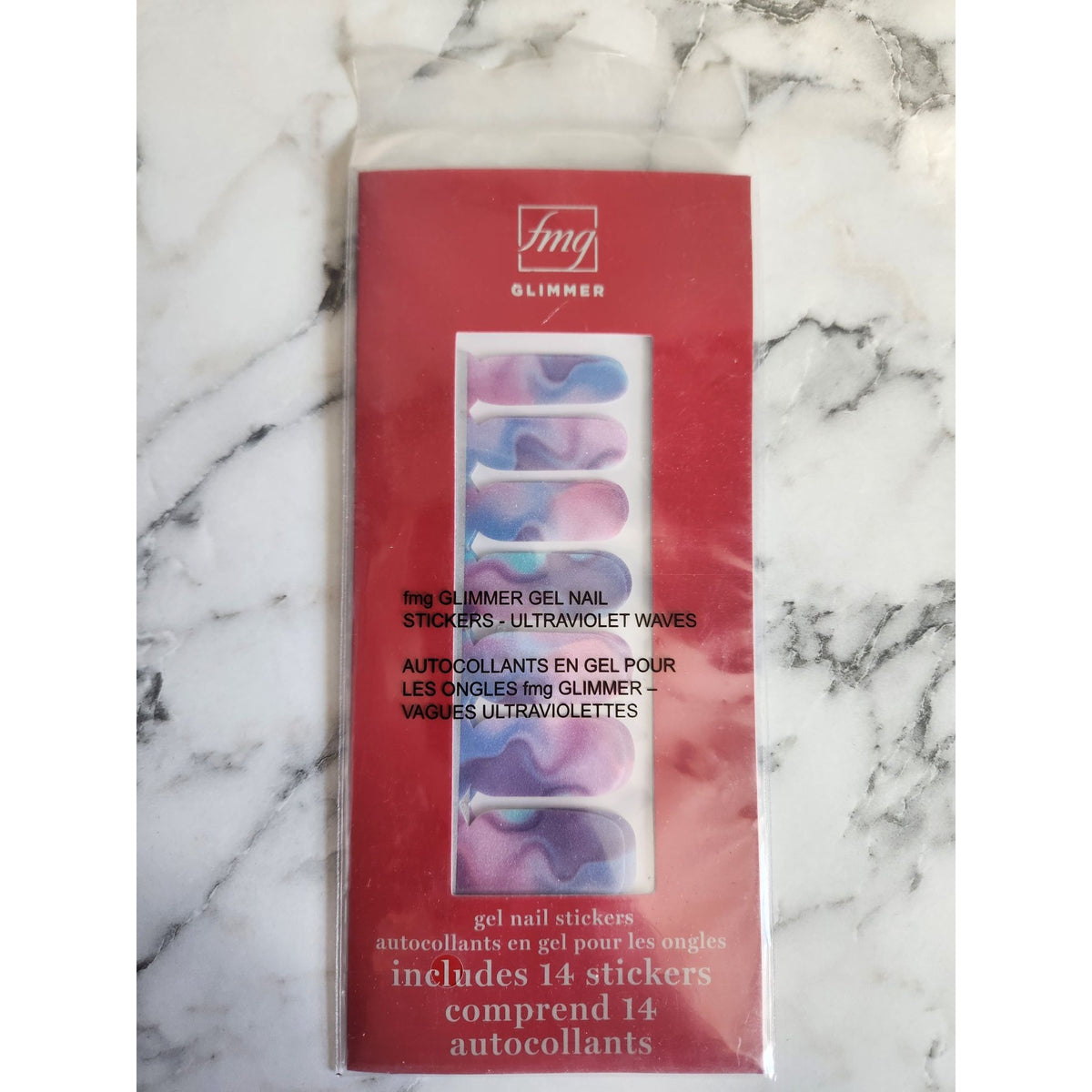Fmg Sticker Avon Fmg Glimmer Gel Nail Stickers - Ultraviolet Waves – PinkLash Beauty