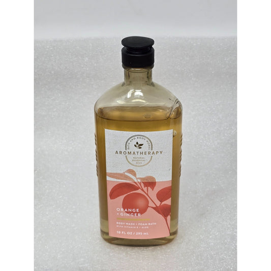 Bath & Body Works Aromatherapy Energy Orange + Ginger Body Wash & Foam Bath