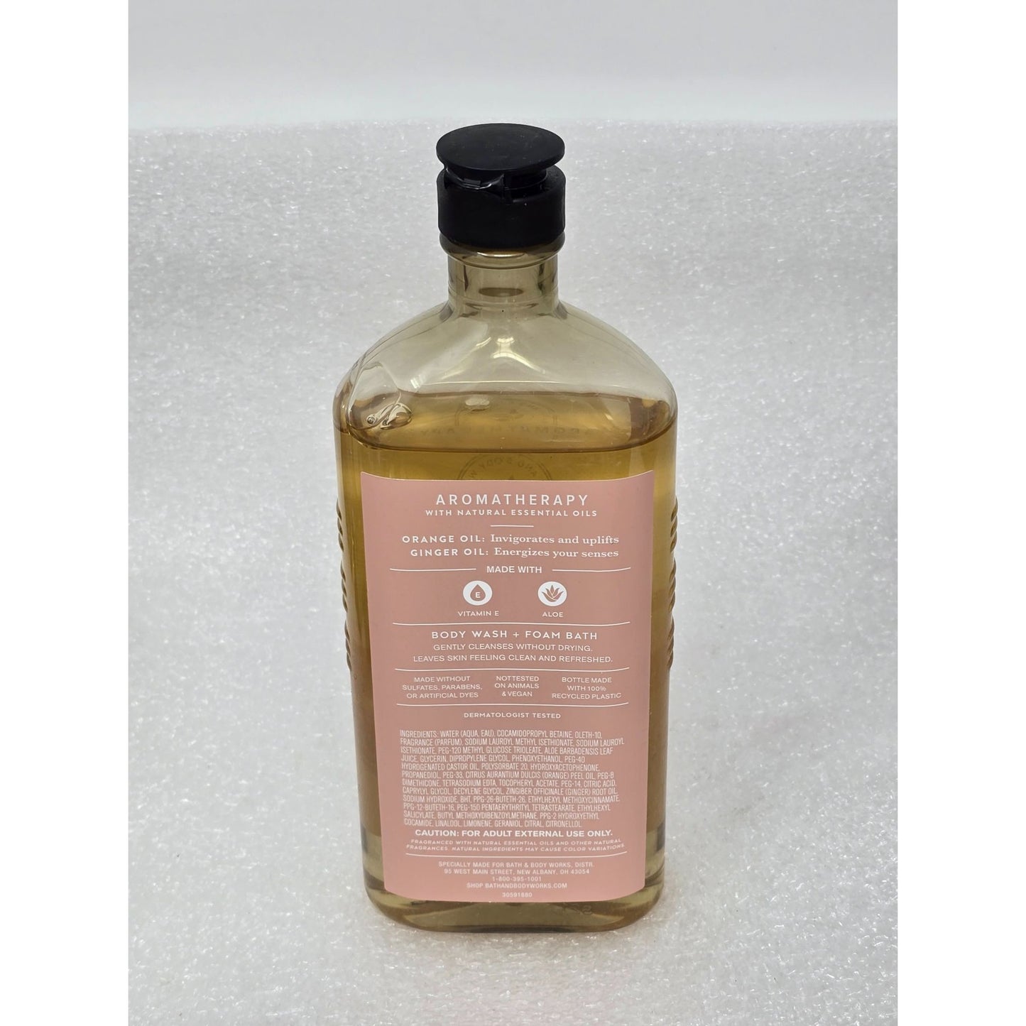 Bath & Body Works Aromatherapy Energy Orange + Ginger Body Wash & Foam Bath