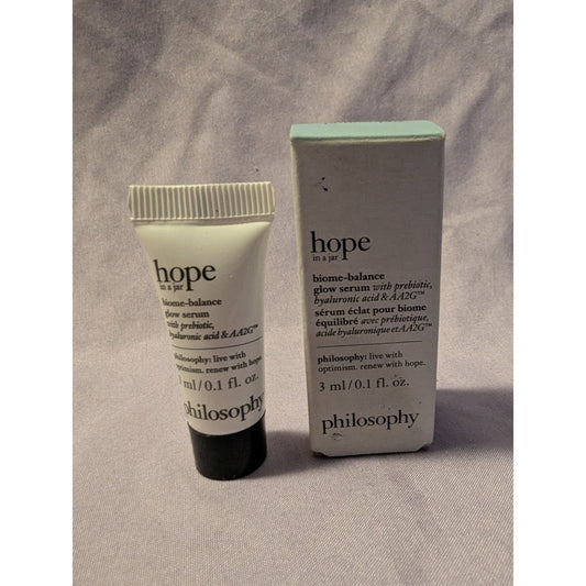 Philosophy Hope In A Jar Biome-Balance Glow Serum 0.1 Oz Travel Size