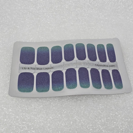 Lily & Fox Blue Lagoon Nail Wraps